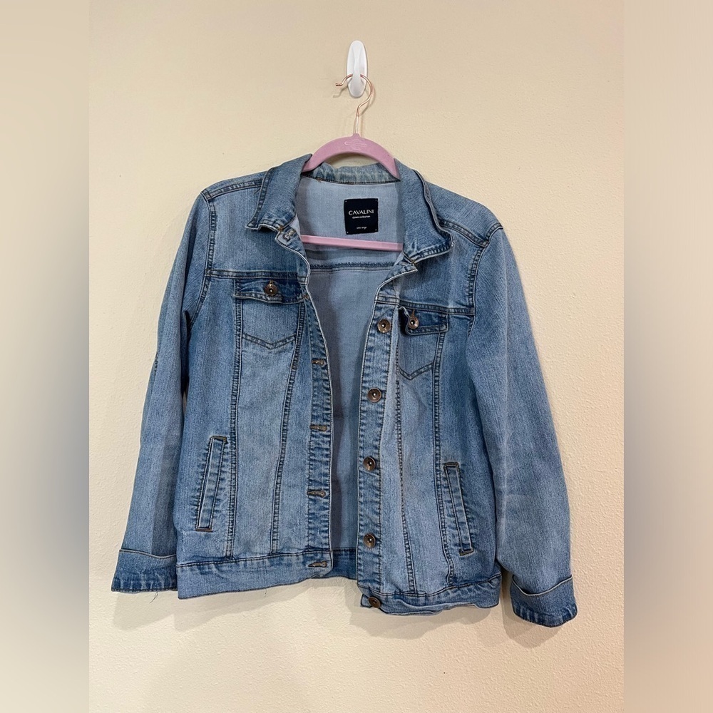 Cavalini Denim Collection Jean Jacket Large